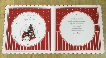 GOTHIC CHRISTMAS GNOME INSERT by Honorscard Appleby