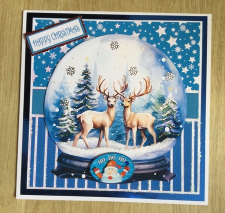 DEER IN SNOWGLOBE by Honorscard Appleby