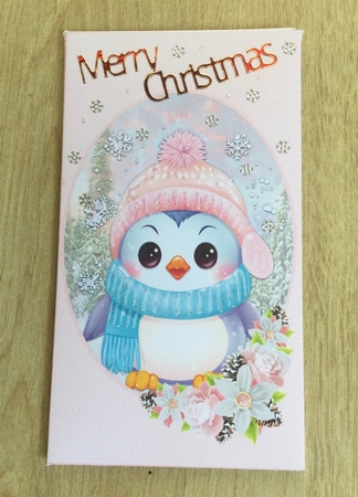 Cute baby penguin money wallet by Honorscard Appleby