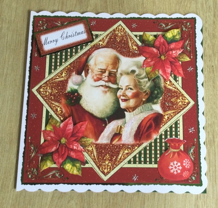 Santa and Mrs. Claus Topper by Honorscard Appleby