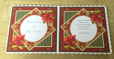 Santa and Mrs. Claus Insert Blank by Honorscard Appleby