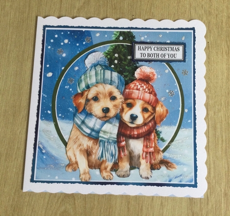 DOG COUPLE CHRISTMAS by Honorscard Appleby