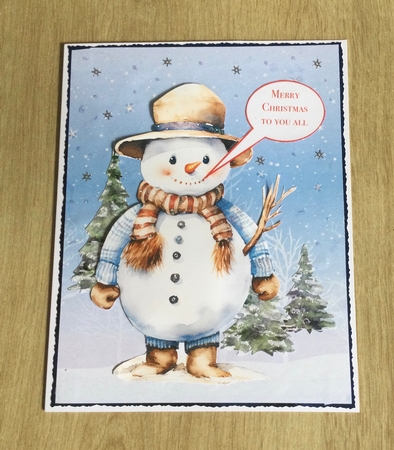 Snowman BG by Honorscard Appleby