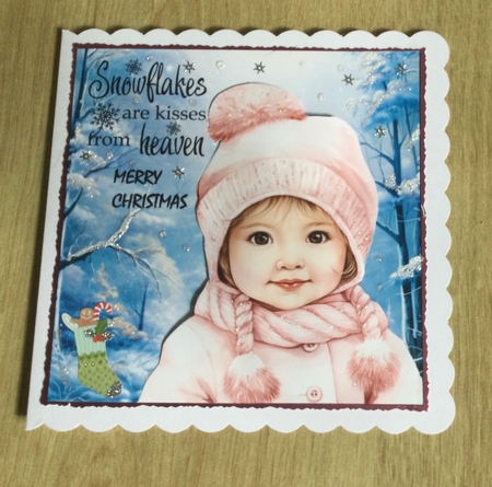 SNOWFLAKES-MERRY CHRISTMAS by Honorscard Appleby