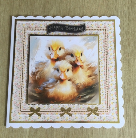 Ducks card front 3 by Honorscard Appleby