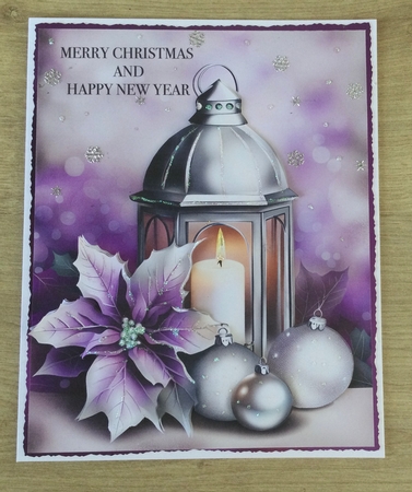 The Silver Lantern A4 by Honorscard Appleby