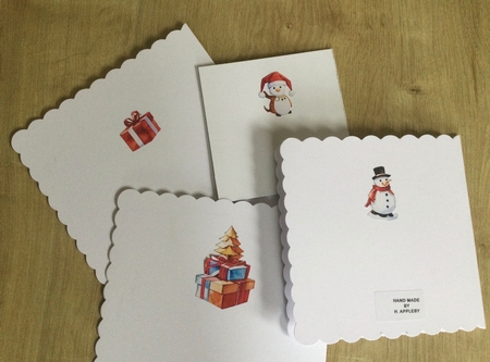 Christmas Sticker Sheet by Honorscard Appleby