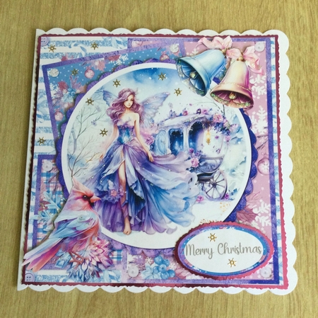 Traditional Christmas 10: Winter Fairies 7 x 7 Card Mini Kit, 8 Sheets  by Honorscard Appleby