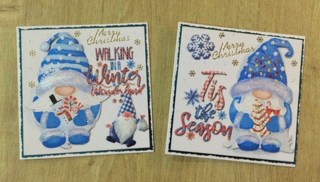 Winter Gnome Card Toppers by Honorscard Appleby