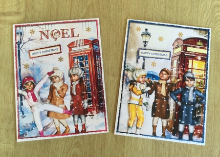 Snowing 1 and 2 by Honorscard Appleby