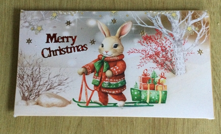 Cottontail Rabbit in the Snow Money Wallet by Honorscard Appleby
