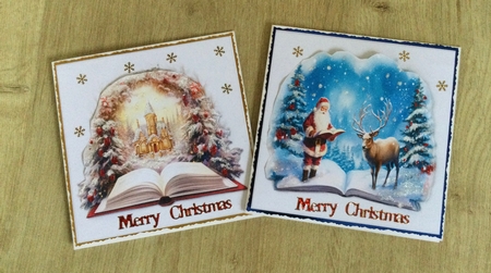 Magical Christmas Book Card Toppers by Honorscard Appleby