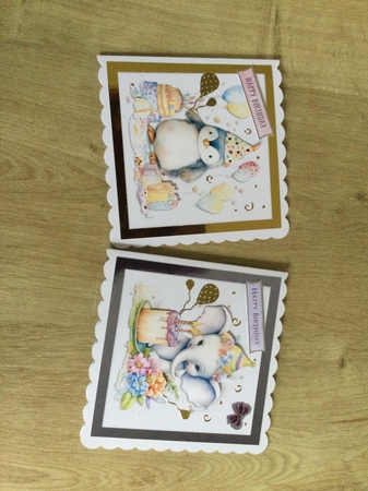 Animal Party Card Toppers 1 by Honorscard Appleby