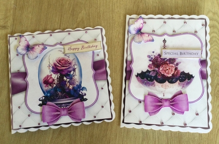 Purple Rose Mini Kit   by Honorscard Appleby