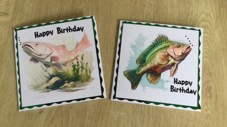Fish Card Toppers by Honorscard Appleby