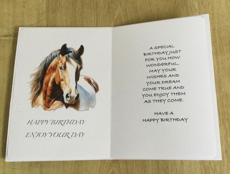 Horse Card Toppers by Honorscard Appleby