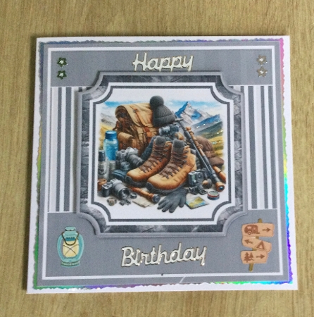 6x6 Walking Card Front, Topper, Pyramid Layers and Sentiments Topper 4 by Honorscard Appleby
