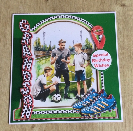 The Beautiful Game 5 XL Shaped Card Kit by Honorscard Appleby