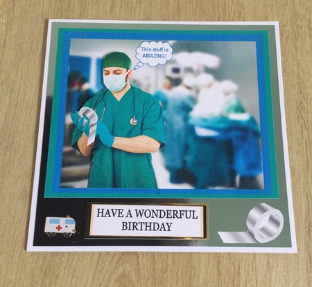 Duct tape surgery Get Well by Honorscard Appleby