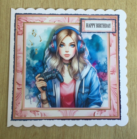 GIRL WHO LOVES GAMING KIT by Honorscard Appleby