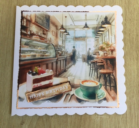 Inside the Coffee Shop No.10 by Honorscard Appleby