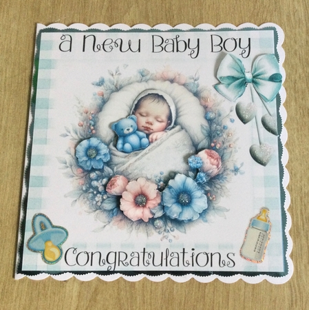 Sweet Teddy Baby Boy by Honorscard Appleby