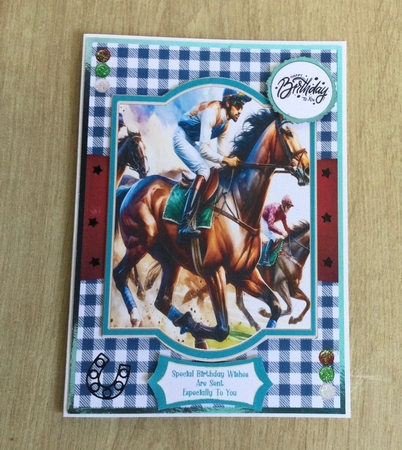 The Jockey - 5x7 by Honorscard Appleby