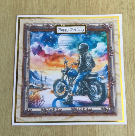 MALE MOTORBIKE MULTI SENTIMENT by Honorscard Appleby