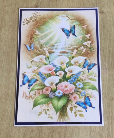 A4 - Condolence Card 9 by Honorscard Appleby