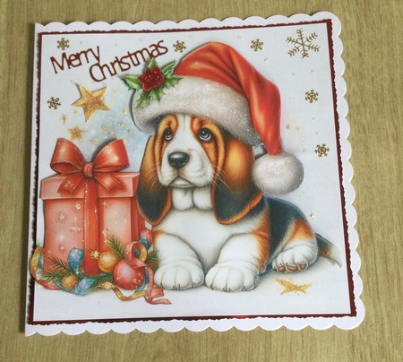Santa Hat Pups 10 by Honorscard Appleby