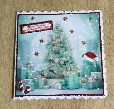 Glowing Christmas Tree Scene - Mix 4 by Honorscard Appleby