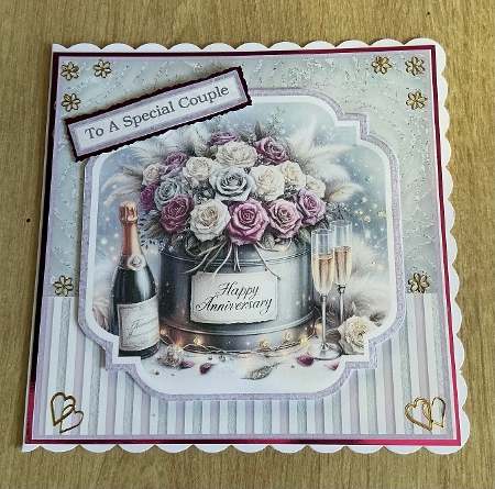 8x8 Anniversary Buckets Topper 11 - Card Front, Gift Tag & Sentiments  by Honorscard Appleby