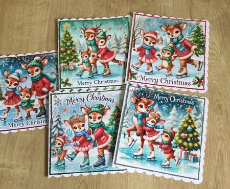 Christmas Deers by Honorscard Appleby