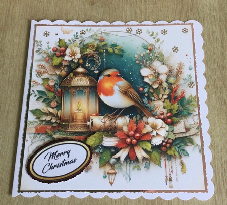 Christmas Robin 1  by Honorscard Appleby