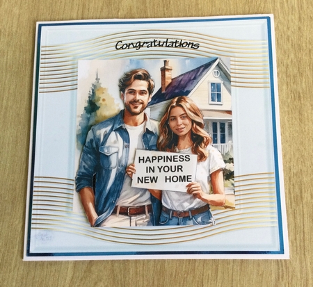 House Sold Congratulations - Decoupage by Honorscard Appleby
