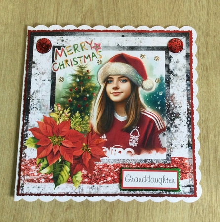 Christmas Girl Nottingham Forest by Honorscard Appleby