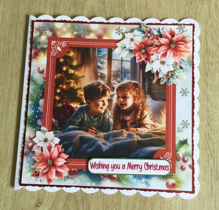 Whats In The Stockings - 6x6 by Honorscard Appleby