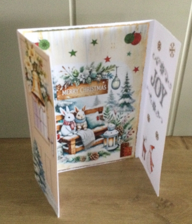 Pretty Vintage Rustic Christmas Gatefold (ONE) by Honorscard Appleby