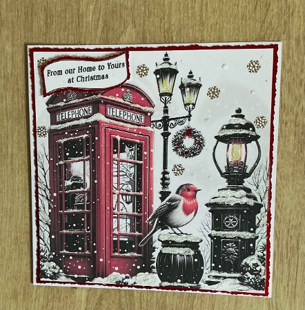 bw and red accents card front 4 by Honorscard Appleby