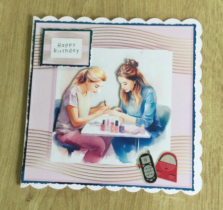 Pamper Yourself Manicure - Decoupage by Honorscard Appleby
