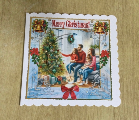 DECORATING THE TREE 3 by Honorscard Appleby