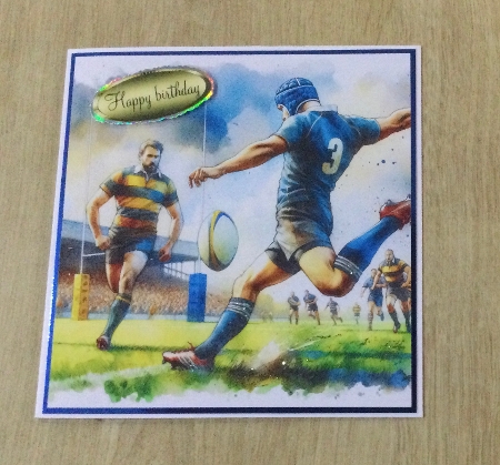 Rugby 1 - For Cardmakers & Designers  by Honorscard Appleby
