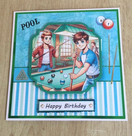 a game of pool by Honorscard Appleby