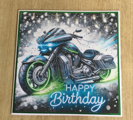 Happy birthday biker 1 by Honorscard Appleby