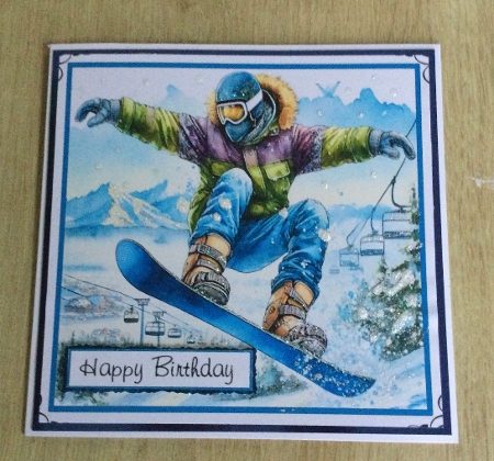 just snowboarding by Honorscard Appleby