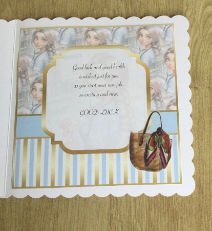 neonatal nurse thank you insert by Honorscard Appleby
