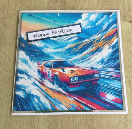 Birthday Male Car Quick Card II by Honorscard Appleby