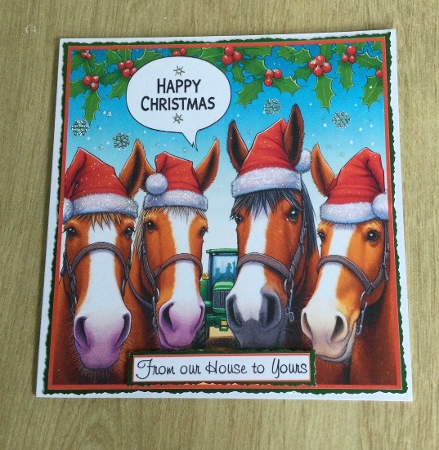 christmas horses by Honorscard Appleby