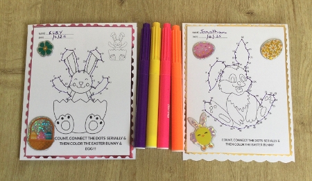 Easter Dot to Dot Games by Honorscard Appleby