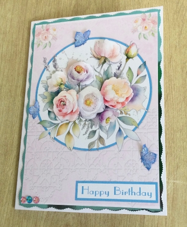 Beautiful flowers greeting card by Honorscard Appleby